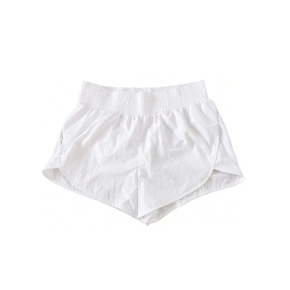 All In Motion Women's High-Rise Athletic Performance Shorts - White